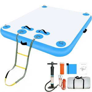 Plataforma Flotante Inflable de PVC Resistente, Hecha a Medida, para Uso de Múltiples Personas, Colchoneta de Yoga Acuática y Plataforma de Descanso Flotante - Product Image 5