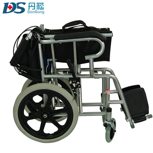 Kursi roda pembantu berjalan, kursi roda lipat portabel pasien penyandang cacat - Product Image 6