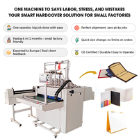 Machine automatique de reliure de livres en une seule étape, machine de fabrication de couvertures rigides pour albums photo, carnets et boîtes rigides