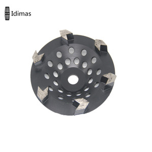 Idimas TurboCW7010 Segmenti Abrasivi Diamantati per Mole a Tazza # 30- # Dischi Abrasivi OEM da 120 mm, Diametro 100-250 mm per Levigatrice per Calcestruzzo - Product Image 4