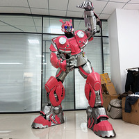 Costume de robot flexible personnalisé avec éclairage LED, tenue de performance pour adulte, pour festivals et événements