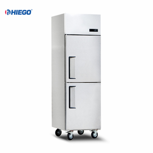 Venta al por mayor comercial <span class=keywords><strong>4</strong></span> <span class=keywords><strong>puertas</strong></span> armarios refrigerados de servicio pesado refrigerador vertical nevera y congelador - Product Image 4
