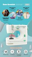 Machine 
 Machine à coudre industrielle robuste Ce Et L pour jeans, 20 points 
 Machine à coudre électrique miniature domestique à grande vitesse pour vêtements, vente chaude