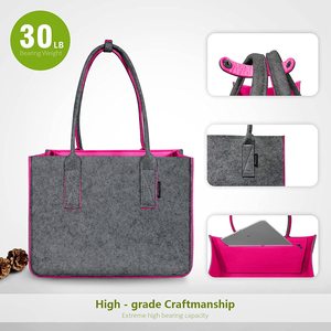 Sac fourre-tout pliable en polyester robuste avec poignée, design européen multifonctionnel pour les voyages et les courses - Product Image 5