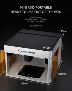 Atomstack P1 5 Wát Laser Engraver Trọng lượng Nhẹ Xách Tay nhà máy khắc laser với Acrylic Nhà ở cho DIY Da Gỗ Kim Loại - Product Image 5