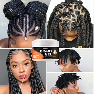 Cire capillaire hydratante extra forte, non écaillante, biologique, pour tresses et locs, gel pour cheveux africains 4C, marque privée - Product Image 6
