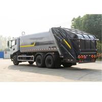 Camion à ordures compacteur 6x4 22 m³ avec système hydraulique à bras oscillant pour la collecte des déchets