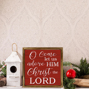 Decoraciones navideñas en stock, decoraciones para la sala de estar, colgantes navideños para puertas, marcos de fotos de madera para mesa, adornos, y - Product Image 4