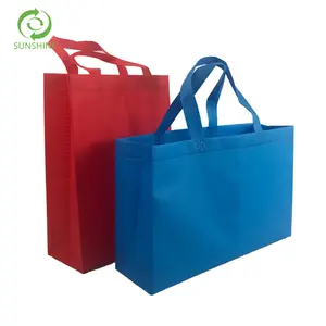 Sunshine Low Moq экологически чистый перерабатываемый нетканый тканевый мешок для спанбонда нетканый мешок для сумок многоразовая сумка для покупок