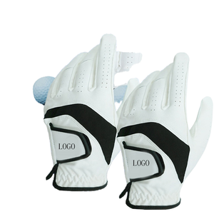Men's Left/Right Hand Golf <b>Gloves</b> Genuine Sheepskin Leather Soft Breathable with Anti-Slip Granules Custom Logo for Sports Use - Product Image 4