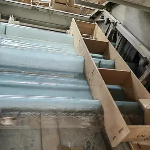 DNUO 유리 섬유 frp 골판지 번개 패널 기계 생산 라인