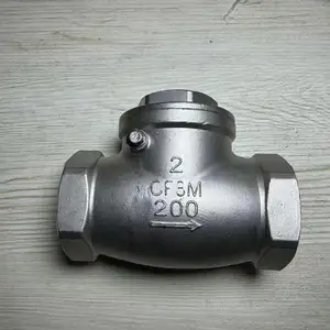 Good quality High pressure ss304 non return 3000psi gas groove air horizontal check valve