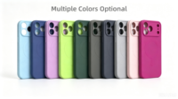 Casing HP Mewah TPU Tekstur Pasir Magnetik Fashion Sederhana Multi Warna 18 Pro Max Anti-Sidik Jari Anti-Keringat Matte