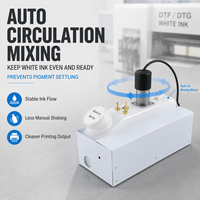 Tanque de Tinta Blanca DTF de 500 ml con Motor de Agitación, Controlador de Tiempo y Botella de Tinta Anti-Sedimentos para Impresoras Epson XP600 L1800 I3200 DTF