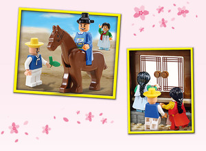 Bloques de Construcción de Escena de Boda Tradicional Coreana, Estilo Clásico, Juguete Educativo - Product Image 2