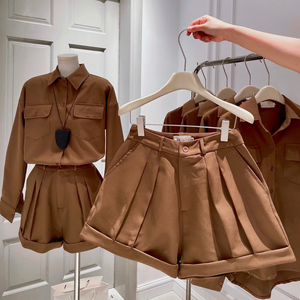 Conjunto de Shorts de 2 Piezas Casuales para Mujer, Servicio OEM Premium, Tejido Sólido, Fabricación en Vietnam - Product Image 5