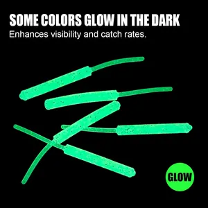 Señuelo de Pesca Spinpoler Light Rock, 50mm, TPR, Flotante, Micro Cebo, Luminoso, Suave, Cola Recta, Microbait, Mini Light Game, Ajing <span class=keywords><strong>Worm</strong></span> - Product Image 4