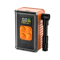 Air Compressor 1200mAh 5V Portable Bike Pump with TFT Digital Display 14mm Cylinder for Bicycle Tire Inflation WK-BL03