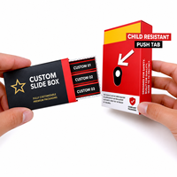Emballage de cartouches UKETA CR 2g jetables, lot de 5, emballage en papier résistant aux enfants pour cigarettes roulées