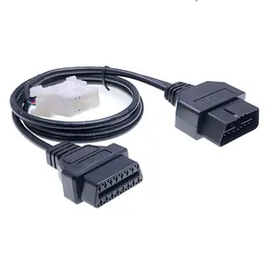 16 Pin OBD2 Splitter 1 Male to 2 Females OBD II Y Cable Adapter Harness J1962 Extension