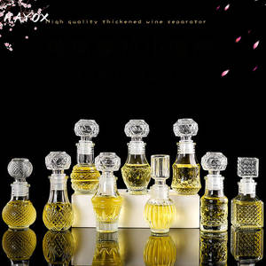 Botella de Licor de cristal de lujo con tapón de cristal, 50 ml, 100 ml, venta al por mayor - Product Image 1