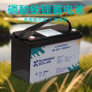 Batterie Li-ion 12V 100Ah rechargeable pour stockage d'énergie solaire industrielle - Product Image 5