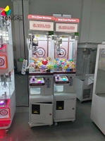 Mini machine à griffes en peluche, jeux d'arcade, distributeur automatique à monnayeur