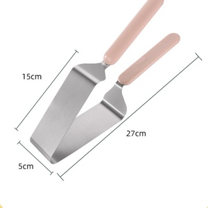 Pinces à gâteau ergonomiques légères et écologiques en acier inoxydable, antidérapantes, à double poignée, multi-usages pour la pâtisserie et les desserts - Product Image 2