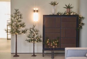 Lighted Red Berry Branches 80 LED Fairy <strong>Lights</strong> <strong>Twig</strong> Branches <strong>With</strong> <strong>Lights</strong> 32IN USB Battery for Home Christmas Decoration - Product Image 6