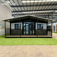 Maisons préfabriquées en conteneurs, design moderne et luxueux, résidences d'hôtel extensibles, petites maisons portables internationales