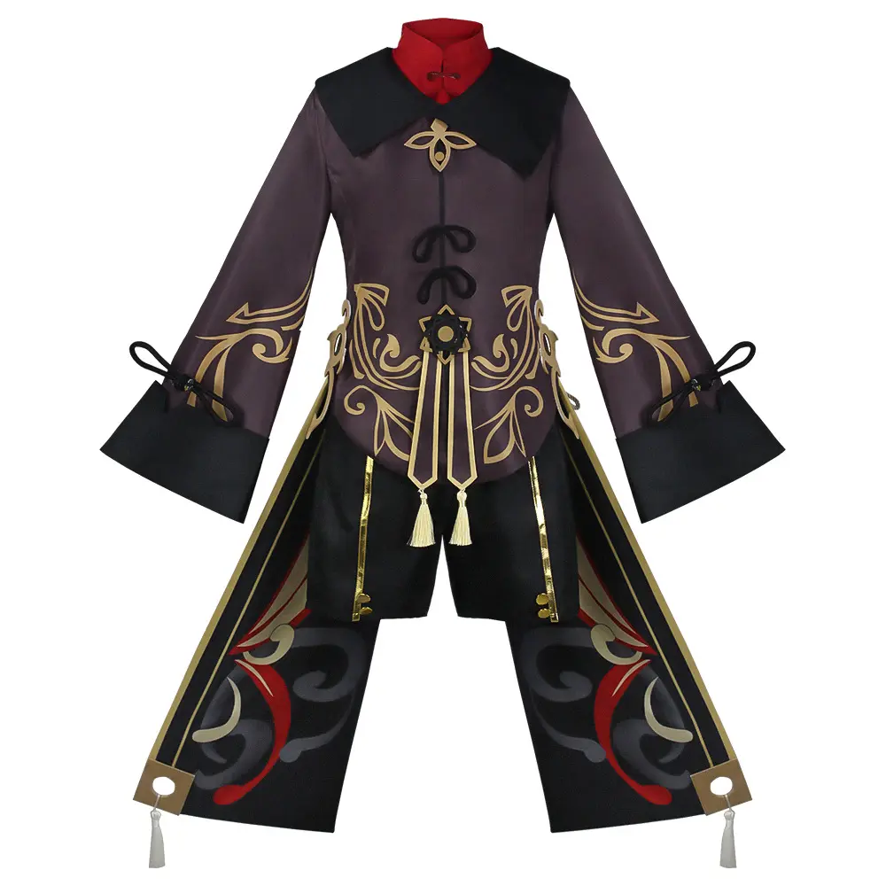 Genshin Impact Hu Tao Costume Cosplay Costume antico cinese carnevale di Halloween Hutao abiti per ragazze