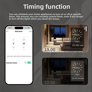 Disjoncteur intelligent WiFi IP66 1P+N AC90-240V, interrupteur intelligent, télécommande sans fil, minuterie, fonctionne avec Alexa Google Home - Product Image 2
