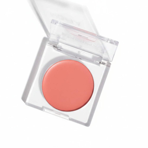 Polvo de Rubor Vegano Personalizado con Logotipo de Marca Propia, en Envase Transparente Rosa, Negro y Blanco, Rubor de Maquillaje de Marca Privada - Product Image 1