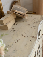 Table de toilette autoportante de style français de luxe en bouleau massif à 3 tiroirs avec panneaux en contreplaqué pour chambre à coucher, salon et décoration intérieure