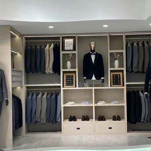 Exhibidor de Ropa Moderno y Elegante Personalizado para Tiendas, Hogar, Hotel, Oficina, Supermercado, Apartamento, Sala de Estar, Hecho de Panel de Madera - Product Image 3