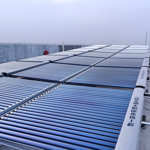 Sistema de Tubos de Vacío para Colector Solar, Tubo de Vidrio con Revestimiento de Cromo Negro, Calefacción de Piscinas a Gran Escala - Product Image 1