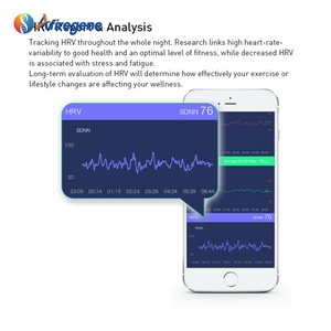 Ceinture de surveillance intelligente du sommeil AfireG 1657B avec analyse des statistiques de soins du sommeil, mesure de la variabilité de la fréquence cardiaque et du rythme respiratoire - Product Image 5