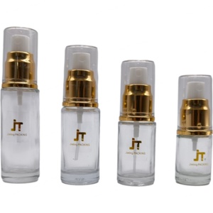 Wholesale Factory Price Glass 20ml 30ml 40ml 100ml Lotion Bottle Glass Frosted Bottle With Lotion Pump for Cosmetic Packagingl - Product Image 4