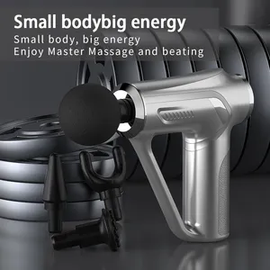 HB-008 Handheld 3200 Speed Deep Tissue Myofascial Massage Gun With Touch Screen For Fascial Massagers