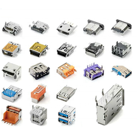 Conector USB Tipo C Micro USB 5V 3A 5P/6P/8P/14P/16P/24P Macho Hembra Enchufe Múltiples Especificaciones Disponibles