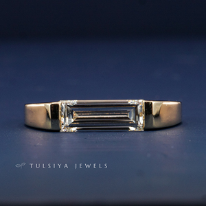 14K Gold Lab Grown Diamond <b>Ring</b> <b>for</b> <b>Men</b> Luxury Synthetic Diamond Wedding Band Statement <b>Ring</b> Modern High End <b>Men</b> Jewelry - Product Image 2