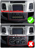 Tesla Style 12.1 "Bildschirm Android 13 Auto DVD-Player GPS-Navigation für Toyota Fortuner Hilux 2004-2016 Stereo Head Unit