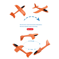 Planeur en mousse Epp Avion en polystyrène à lancer à la main Jouets volants pour enfants Planeur en mousse volante