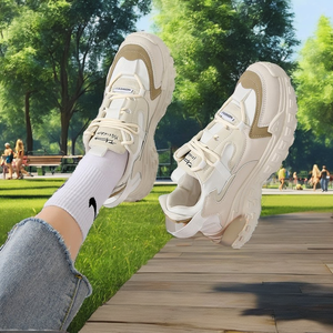 Zapatillas Deportivas Casuales para Hombre, Transpirables, Estilo Dad Shoes, con Plantilla EVA, Diseño Robusto, Color Blanco Limpio, Versátiles y Prácticas - Product Image 2