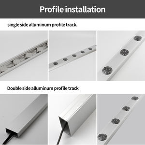 20mm 30mm 40mm DC24V 1,5 W RGB Aluminium profil im Freien Permanente Weihnachts-<span class=keywords><strong>LED</strong></span>-<span class=keywords><strong>Pixel</strong></span> punkt leuchte Programmier bare Beleuchtungs schiene - Product Image 4