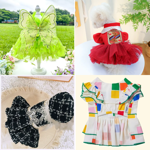 Robe pour chien, jupe tutu mignonne pour petits chiens, tenue de princesse pour chiot, chat, mariage, fête d'anniversaire - Product Image 1