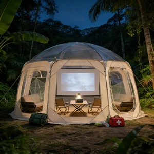 <span class=keywords><strong>Tente</strong></span> d'événement transparente durable avec traitement anti-buée <span class=keywords><strong>pour</strong></span> une visibilité claire dans les conditions humides ou froides - Product Image 4