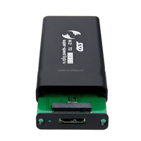 Caja Externa para SSD NGFF de Aluminio, USB 3.0 de Alta Velocidad a M.2 SATA 6Gbps, Carcasa para Disco Duro de Estado Sólido