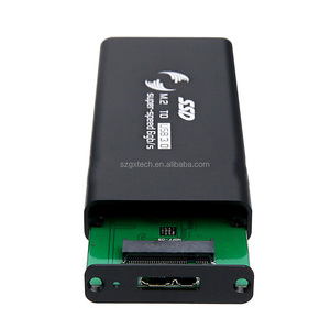 Casing SSD Eksternal Aluminium NGFF USB3.0 Super Cepat ke M.<span class=keywords><strong>2</strong></span> SATA 6Gbps Kotak Hard Disk Solid State Disk - Product Image 2