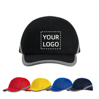 Casquette de protection anti-choc haute visibilité en maille intégrale avec visière réfléchissante 360° CE EN812 pour le travail de nuit